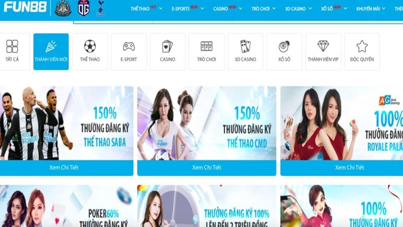 game bai rong lua 1 Fun88 thường xuyên cung cấp nhiều khuyến mãi hấp dẫn