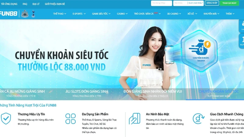 san choi game bai uy tin 2 Nhà cái đến từ châu Âu FUN88.